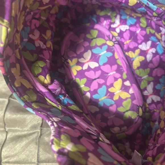 Era Bradley Floral Purple Handbag - Picture 3 of 5